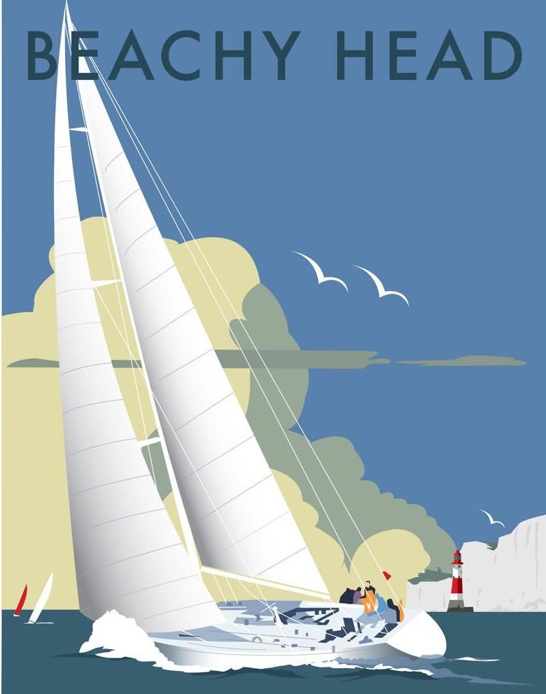 Beachy Head - Rail Prints